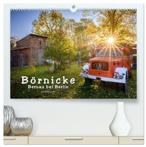 Börnicke - Bernau bei Berlin (hochwertiger Premium Wandkalender 2026 DIN A2 quer), Kunstdruck in Hochglanz: Bilder aus einem Dorf in Brandenburg. (CALVENDO Orte)