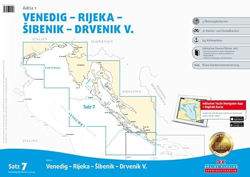 Satz 7: Adria 1 (Ausgabe 2015): Venedig - Rijeka - Sibenik - Drvenik V.