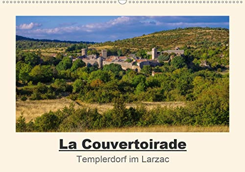 La Couvertoirade - Templerdorf im Larzac (Wandkalender 2021 DIN A2 quer): Eine Zeitreise ins Mittelalter (Monatskalender, 14 Seiten ): Teddy and The Call of Catty the Yogi (CALVENDO Orte)