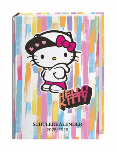Hello Kitty Schülerkalender A5 2026 - 17 Monate ab August 2025: Die niedliche Kultkatze versüßt jeden langen Schultag! Buchkalender für alle Fans der ... Hello-Kitty-Charaktere (Kalenderbücher Heye)