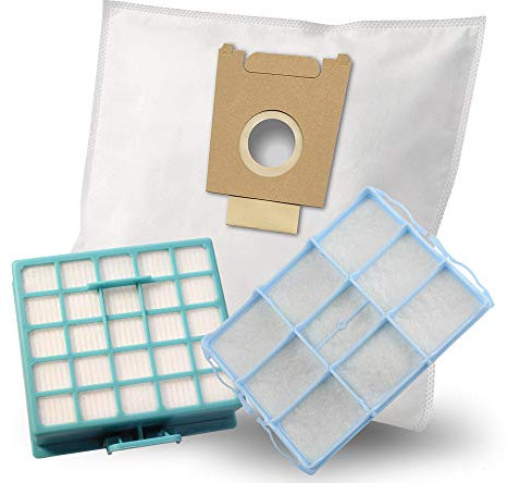 30x MisterVac Staubsaugerbeutel + Hepa + Motorfilter kompatibel mit Siemens Type VBBS607V00 FD 9608