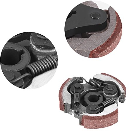 Kupplungsbeläge,Keenso Motorrad Kupplung Pad mit 3 Federn für 2 Hub 47cc 49cc Mini Quad Pocket Bike Dirt Bike ATV Roller