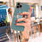 OWM iPhone 12 Pro Max Case with Ring Holder Stand Magnetic Back Silicone Shockproof Gold Edge Luxury Girls Women Protective Phone Cover Compatible for iPhone 12 Pro Max 6.7 inch (Blush Green)