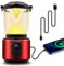 Yonktoo Camping Lights, 10400mAh Camping Lantern USB-C Rechargeable 5 Light Modes and LED Screen, Camping Lamp Up to 350Hrs Running, IPX5 Waterproof Tent Lights for Fishing Camping Hiking
