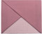 Set Copripiumino Bicolore 100% Cotone, sacco e 1 federa Double Face, 100% Made in Italy, Singolo, Rosa antico-Rosa perla