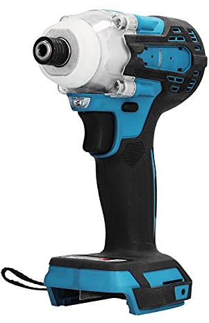 Atornillador de impacto sin escobillas, Atornillador de impacto Destornillador eléctrico de litio sin escobillas Taladro manual recargable de alta potencia de 18 V para obras de construcción, reparaci