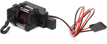 Automatic Winch,RC Car Accessories Black Metal Lightweight Wear Resistant for WPL 1/16 RC Car(Black)