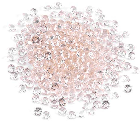 Hapivida Acrylic Beads, Clear Crystal Vase Glass Beads 4.5mm 1000Pcs/Bag for Wedding Bridal Shower Table Centerpiece Decoration