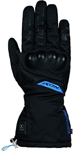 IXON, Beheizte Motorradhandschuhe IT-YUGA black blue, M