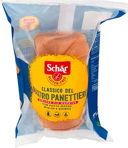 Italian Gourmet Pane Classico glutenfrei Brot senza glutine soft 6 x 330g | Fette morbide e leggere, weich und vielseitig, ideali per toast, Frühstück, Gesamtnettogewicht 1,98 kg + Kostenlos Polpa 400g