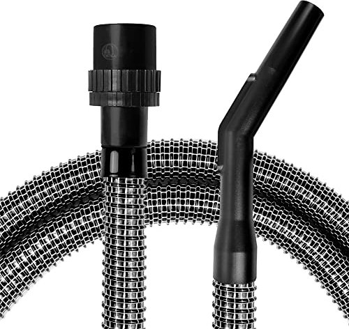1A SCHLAUCH - Gewebeschlauch mit Handgriff für alle Industriesauger Kesselsauger mit 58 mm Anschluss Knickfest und sehr flexibel - TOP QUALITÄT