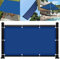 SunSail Wasserdicht Rechteckig 4 x 10 m 98% UV-Schutz Sonnensegel Schattentuch Reißfest Wetterfest für Balkon Terrasse Garten Outdoor, Blau