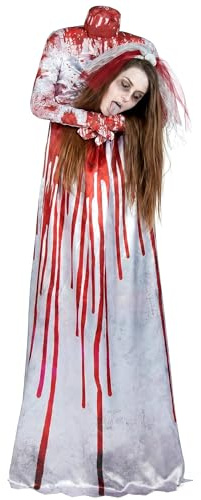 VEGAOO - Kopflose Braut Kostüm für Damen Halloween - Kleid - Kopfschmuck - - - Kostüme für Erwachsene - Handwäsche - Halloween
