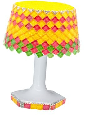 Mikikit 1 Satz Mosaik-Schreibtischlampe schreibtischlampe kinder handgefertigtes Zubehör für Schreibtischlampen tischlampe bausatz selber machen Material-Kit für Tischlampen Student Puzzle