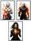 MJ-Graphics - 3er Posterset Gerald Yennifer Ciri - Dark Fantasy Mittelalter Witcher Bilder | Wandbild Din A3 in Galerie Qualität dickes Posterpapier - FineArt Kunstdruck ohne Bilderrahmen