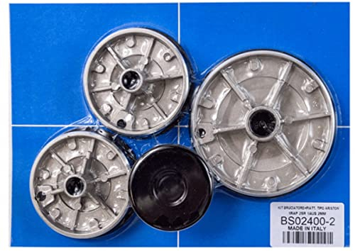 SOS Accessoire Kit 4 Bruciatori per Piano cottura 482000027572, C00082831 2I Marchi, Ariston Hotpoint, Cannon, Indesit, Scholtes
