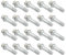 Uenopedin MJ 0009902207 0009905407 20x Radbolzen Radschrauben Edelstahl Ersatz für GL GLA GLC GLE GLS GLK G S ML R-Klasse X290 N293 H243 W447 V297 X243 V295