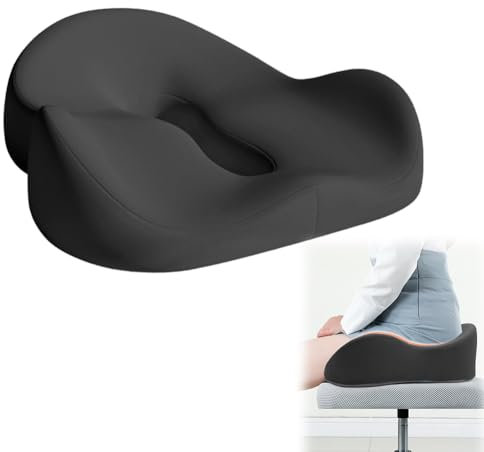 DASIAUTOEM Sitzkissen Orthopädisch, Memory Foam Sitzkissen Bürostuhl, Bürostuhlkissen, Schreibtischstuhlkissen, Geeignet für Gaming Stühle und Bürostühle Wohnzimmer Schlafzimmer Auto