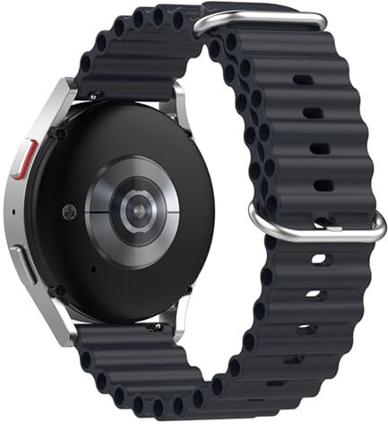 Correa Reloj 22mm Compatible con Amazfit GTR 47mm. Banda Repuesto de Reloj de Silicona Compatible con Samsung Galaxy Watch 4 46mm. Pulsera Deportiva de Recambio