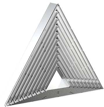 WDYJMALL Triangle Cookie Cutters 10-Pc Set - Triangle