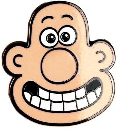 Pawprint Family | Wallace Head Enamel Pin Badge | Wallace and Gromit Official Merchandise