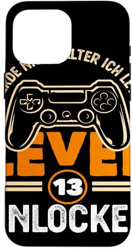 Hülle für iPhone 16 Pro Max 13. Geburtstag Level 13 Unlocked