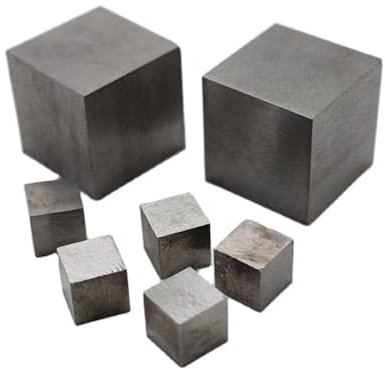 Wolfram-Würfel-Set mit hoher Dichte, 5 mm bis 50 mm, 5 Stück für präzise Gewichtskalibrierung