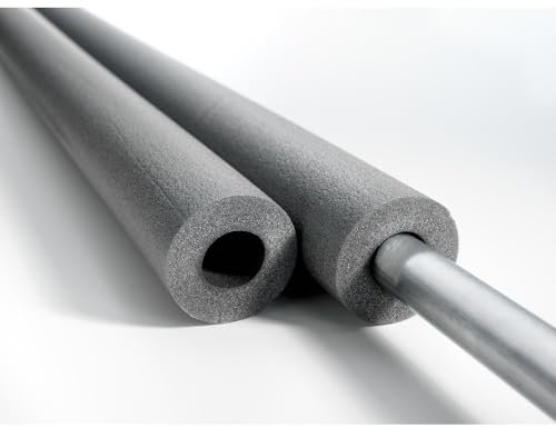 Rohrisolierung 2m (2x1m) x Ø 54mm Dicke 13mm PE Isolierschlauch Schaumstoff Schutzschlauch Isolierung