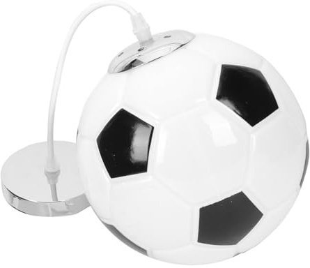 Fußball Glas Pendelleuchte in Weiß für Restaurant und Ausstellung