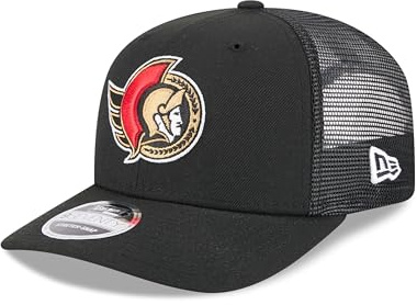 New Era 9Seventy Stretch-Snap NHL Trucker Kappe mit gebogenem Schirm Heritage-Style Snapback Mütze