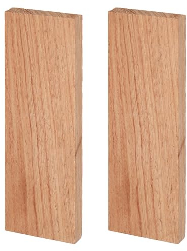 sourcing map 2pcs Knife Handle Material 120x40x10mm, Rosewood | Knife Handle Scales Slabs Custom DIY Tool Material for Knives Making Blanks Blades DIY Crafts