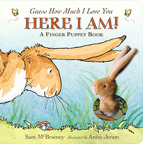 Guess How Much I Love You: Here I Am A Finger Puppet Book: Beloved classic bestselling story about love between a parent & child, with cuddly finger ... birthdays, playtime, bedtime & baby showers