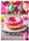 Donuts and Birthdays, süßer Geburtstagskalender mit bunte KI Donuts (Wandkalender 2025 DIN A4 hoch), CALVENDO Monatskalender