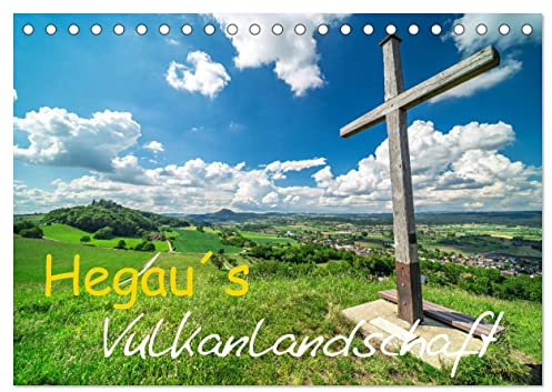 Hegau´s Vulkanlandschaft (Tischkalender 2026 DIN A5 quer), CALVENDO Monatskalender: Vulkan- und Burgenland am westlichen Bodensee (CALVENDO Orte)