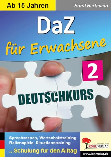 DaZ Deutsch als Zweitsprache Erwachsene Sekundarstufe Klasse 9 10 11 12 13 | Sprachszenen Rollenspiele Wortschatztraining Situationstraining | 32 ... ... Schulung für den Alltag