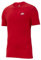 Nike Herren M Nsw Club Tee Shirt, University Red/White, XXL EU