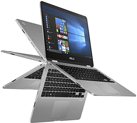 Asus Vivobook Flip 14 Thin And Light 2 in 1 HD Touch Screen Laptop