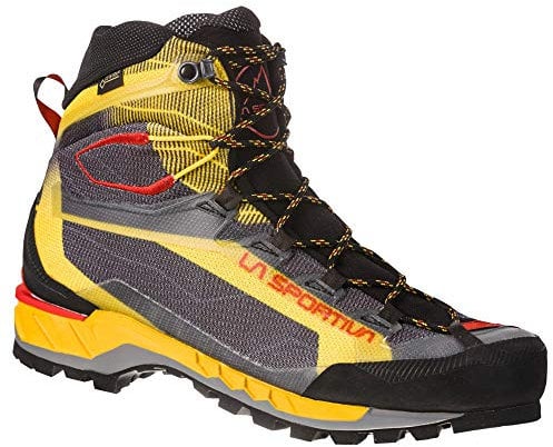 LA SPORTIVA Trango Tech GTX, Stivali da Montagna Uomo, Nero Giallo, 46 EU