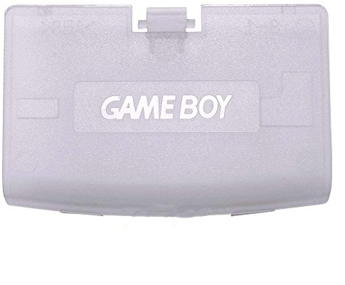 for Game Boy Advance GBA Replace The Battery Cover Back Door Lid of The Back Cover (Clear Purple)