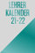 Lehrerkalender 2020 2021 Lehrer Planer 21 Lehrerplaner 2020/2021: Studienplaner, Tagesplaner, Wochenplaner, Buchkalender Wochenübersicht, Kalenderbuch ... Journal, Notizbuch Schwarz, A5 1 Woche