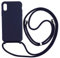 Ququcheng Kompatibel mit Samsung Galaxy S20 Hülle,Handykette Hülle Silikon Seil Necklace Handyhülle mit Kordel Tasche TPU Bumper Schutzhülle für Samsung Galaxy S20-Blau