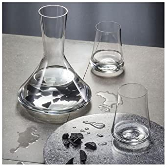 Bohemia Xtra - Juego de 3 vasos de cristal (1400 ml, 2 vasos de agua de 400 ml)