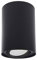 Maclean MCE422 B Foco de Techo Orientable con Casquillo GU10 para Lámparas LED y Halógenas Hasta 40W Aluminio IP20 (Negro, 1x Unidad - Redondo)