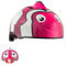 Crazy Safety Kinder Fahrradhelm | Fahrradhelm Kinder 2-7 Jahren für Fahrrad, Skateboard, Radsport, Laufrad, Tretroller, Inlineskates | Leichter und Verstellbarer 3D Tierhelm 49-55 cm (Fisch Rosa)