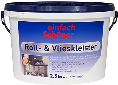 EINFACH SCHÖNER Rollkleister Vlies Kleister 2,5Kg Vliestapeten Tapetenkleister