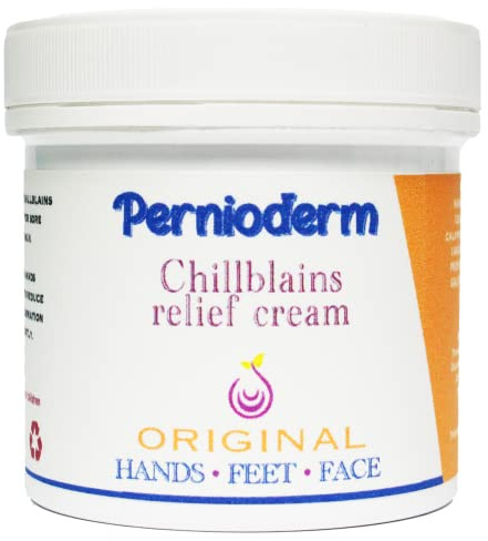Pernioderm Chilblains Relief Cream 250ml | Soothing Calamine Cream for irritation and pain relief | Chilblains soothing cream