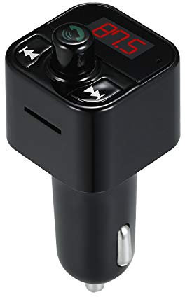 Shkalacar Auto MP3 / WAV Musik-Player BT 5.0 FM-Modulator-Sender Drahtloser Freisprech-Audioempfänger Dual-USB-Ladegeräte