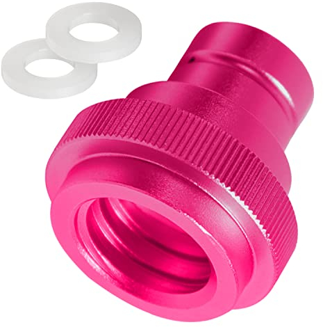 Adaptateur Bouteille co2, Filetage Trapézoïdal TR21-4, 2 Anneaux en Caoutchouc, Gazéifier Adaptateur Rapide pour SodaStream Duo, Art et Terra, pour Recharge Sodastream Gaz (Violet)