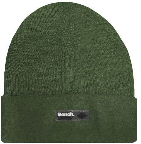 Bench Herren Mütze Bunson Warm Winter Turned Up Strickmütze, khaki, Einheitsgröße