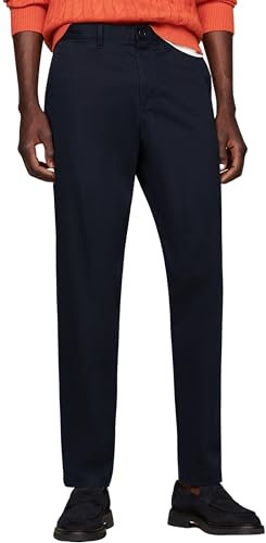 Tommy Hilfiger Herren Chino Hose Harlem Tapered Fit, Blau (Desert Sky), 40W/34L